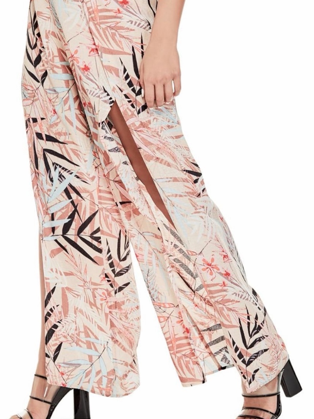 GUESS Women's Nicci Split Front Palazzo Pant XS